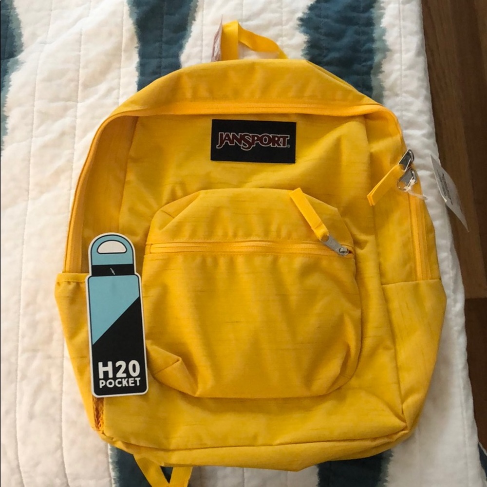 COPY - Jansport mustard yellow backpack